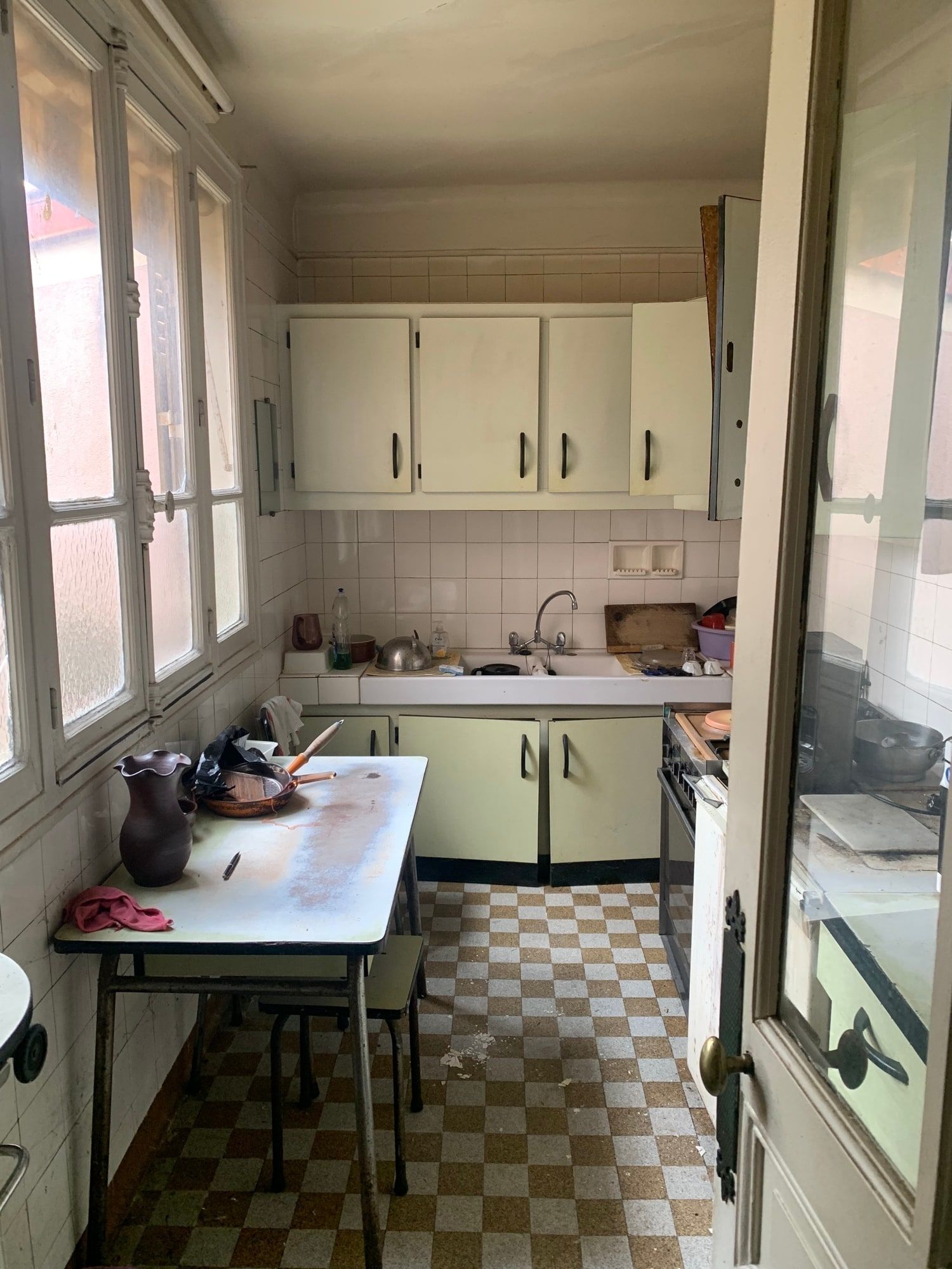 La cuisine avant travaux